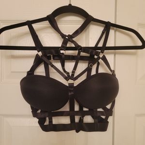 Harness style bra top